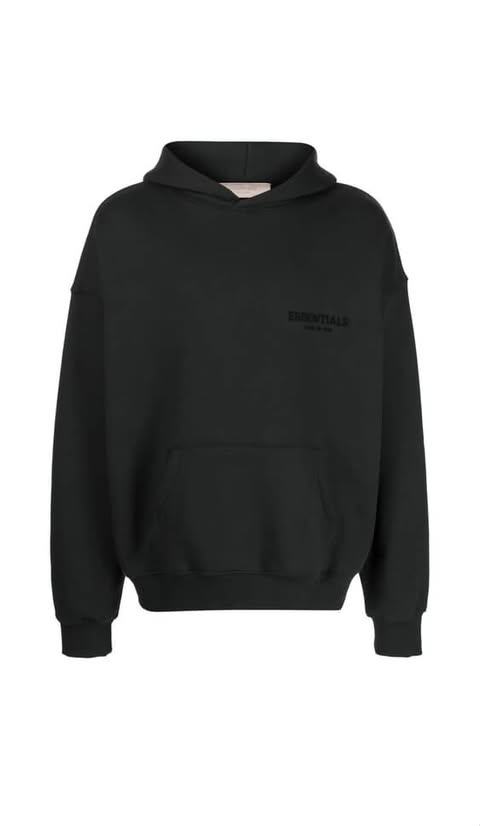 Hoodie Essentials Negro