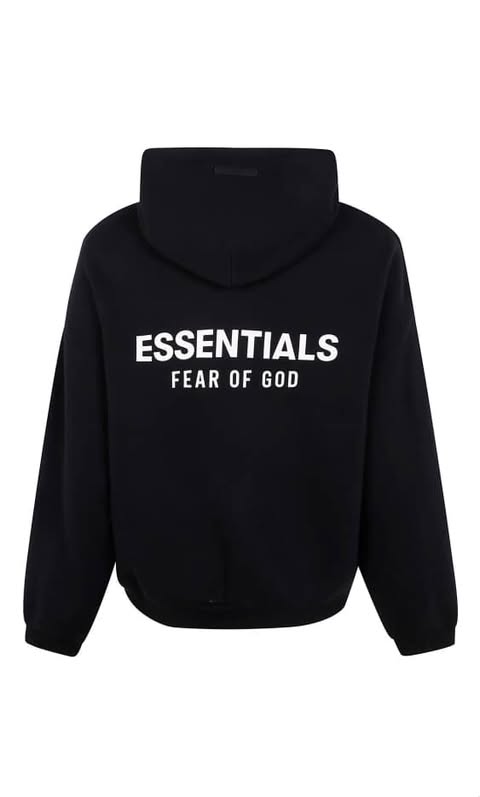 Hoodie Essentials Black