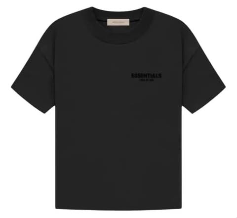 Playera Fear of God Essentials Negro (SS22)